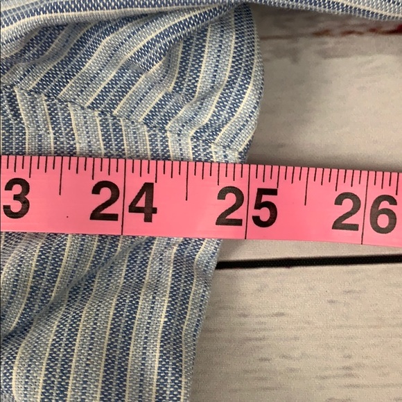 Casey & Max blue & white stripes button down W XL - Picture 7 of 11